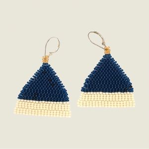 HANDMADE GLASS EARRINGS | Beehive Small Batch Earrings in Moonbeam